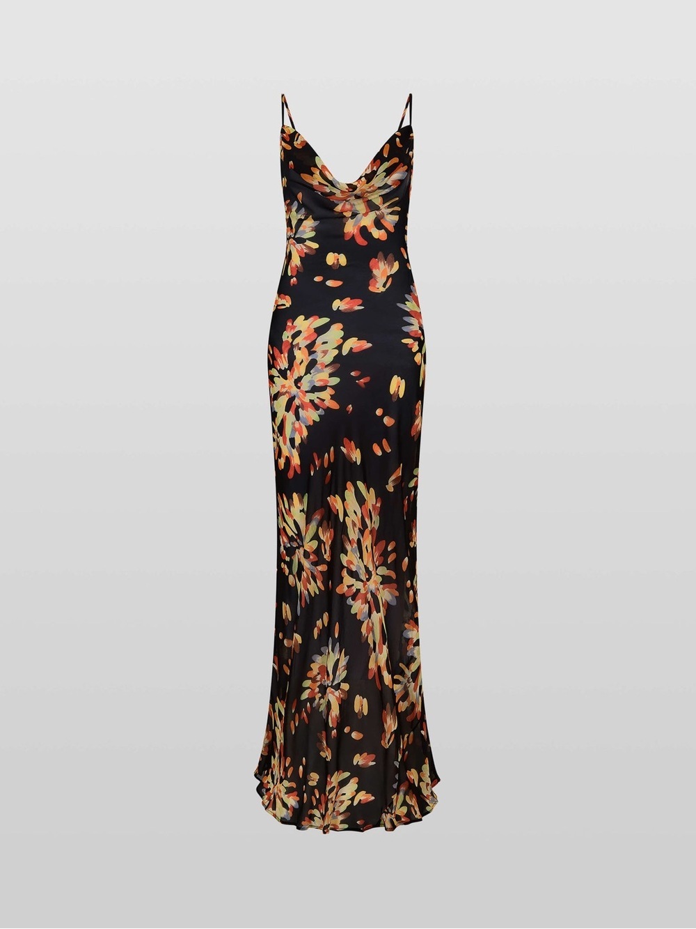 Rat & Boa Catarina Dress Long Maxi Gown Black Floral XS - Picture 8 of 17